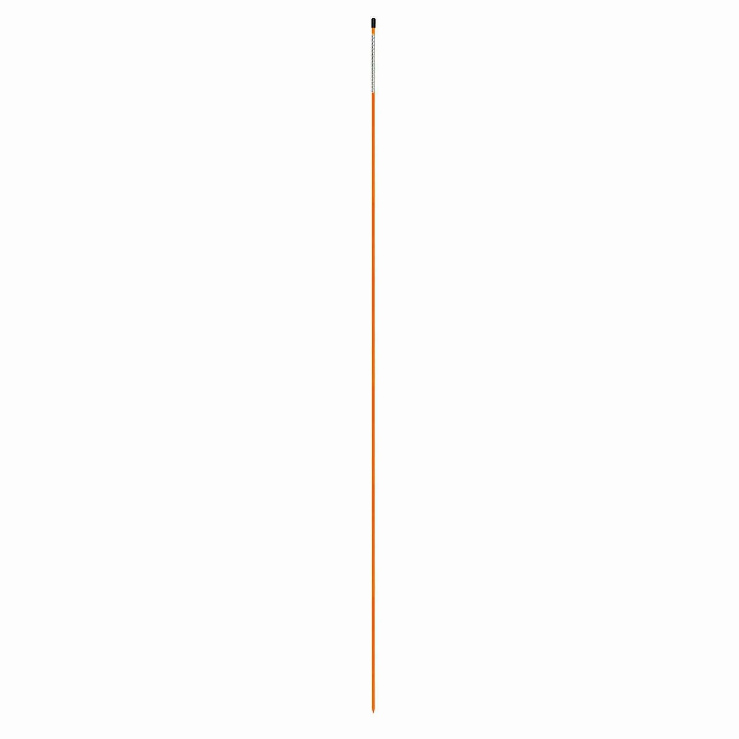 Contractor Driveway Marker, Orange Fiberglass, 46-In.