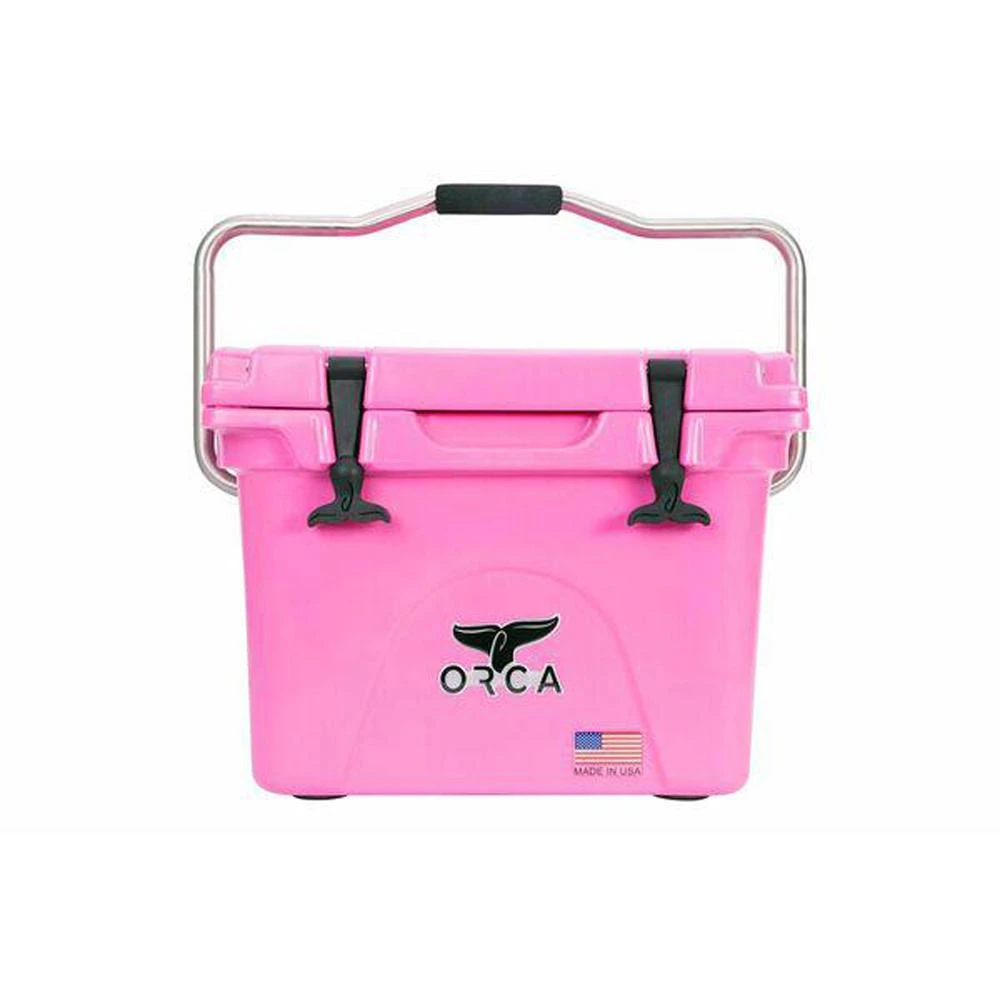 Pink Cooler with 20 Quart Capacity