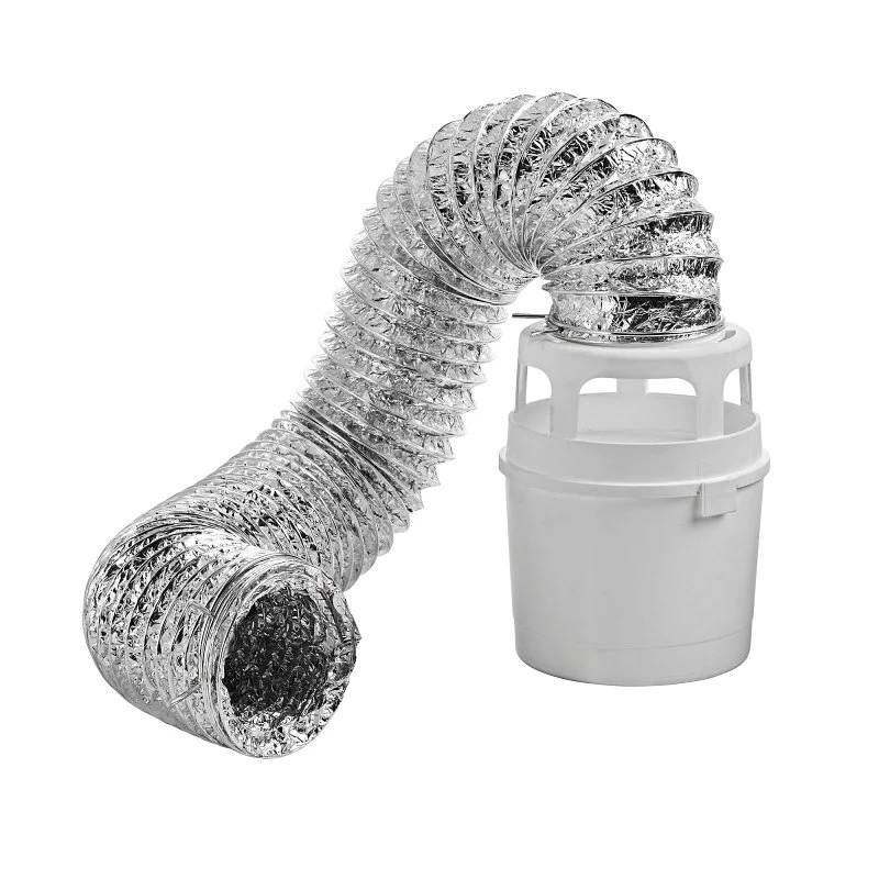 Indoor Lint Trap Kit For Electric Clothes Dryers, 4 In. X 5 Ft.