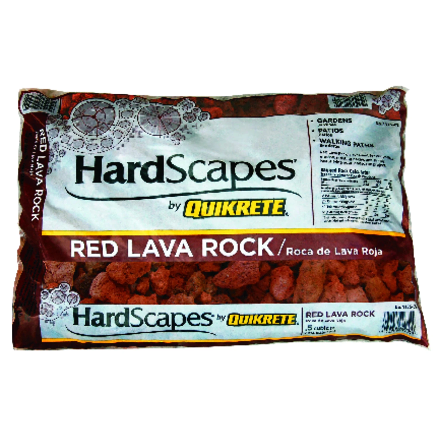 Hardscapes Red Lava Rock Decorative Stone 0.5 Cubic Feet
