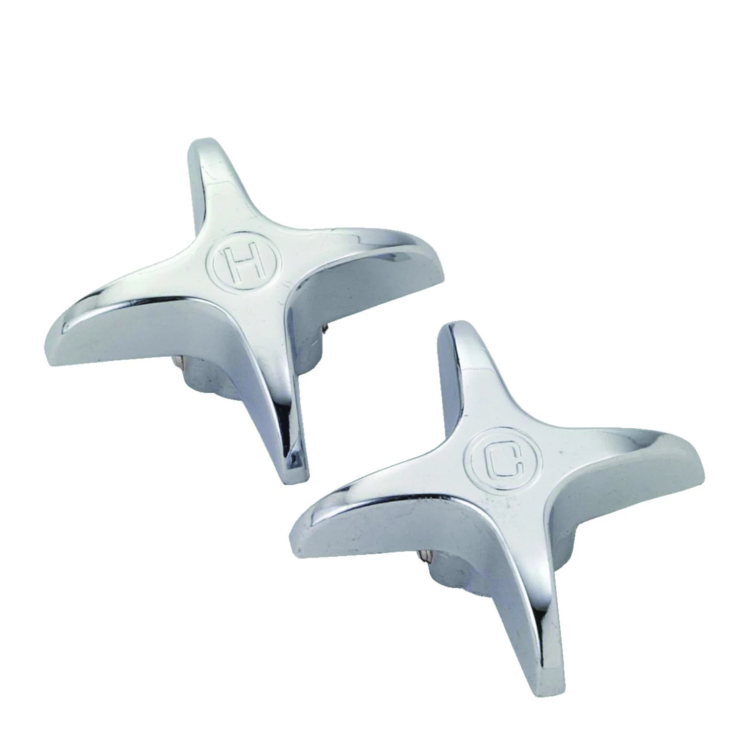 Universal Chrome Faucet Handles For Sink, Tub, And Shower - Model Sh3473