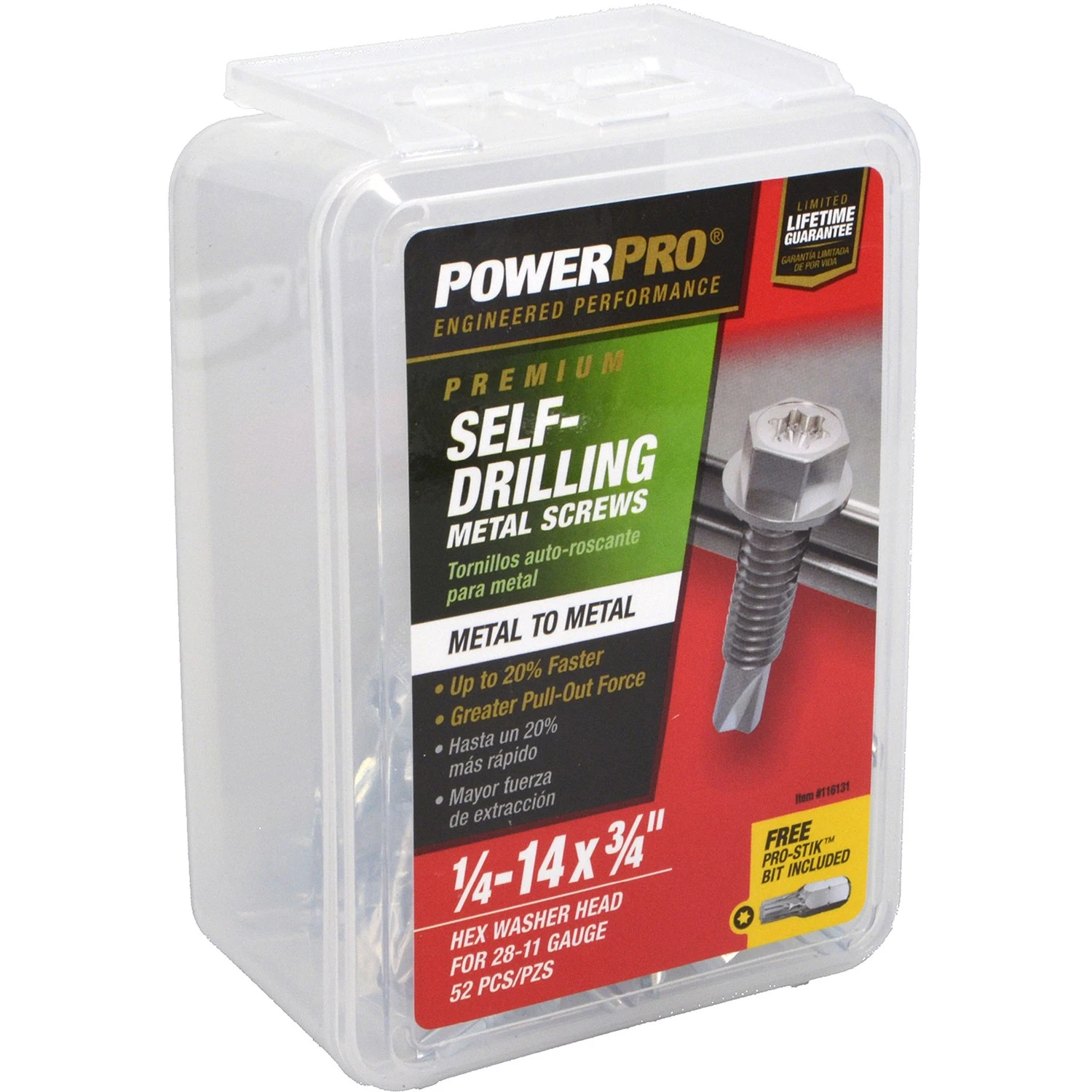 52CT 1/4-14X3/4 H SCREW