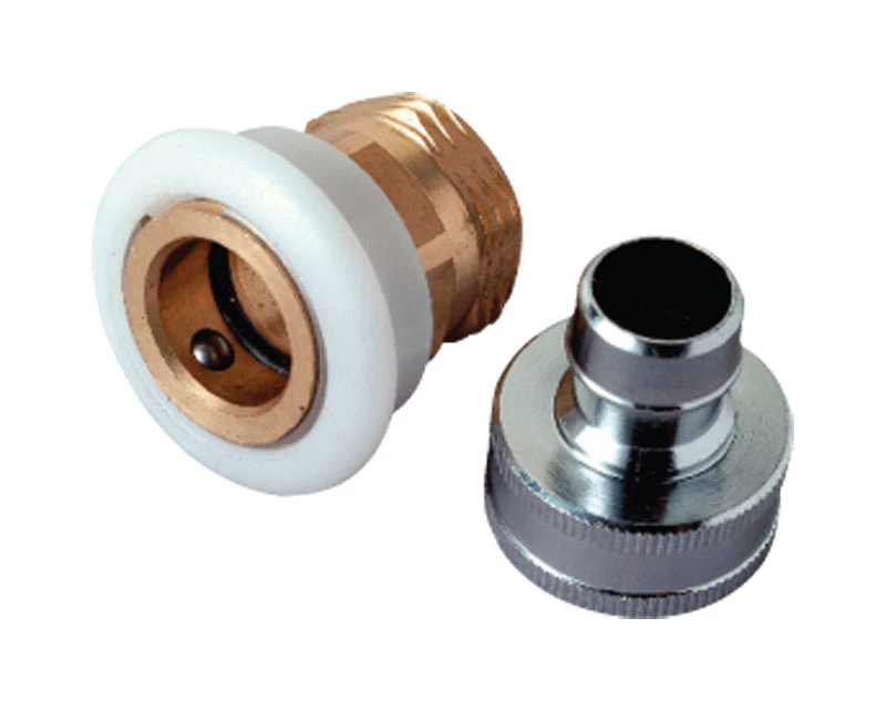 Dual Thread 3/4 In. X 3/4 In. Chrome Plated Aerator Adapter