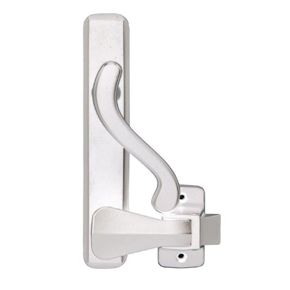 Bayfield White Surface Mount Door Latch for Secure Closure