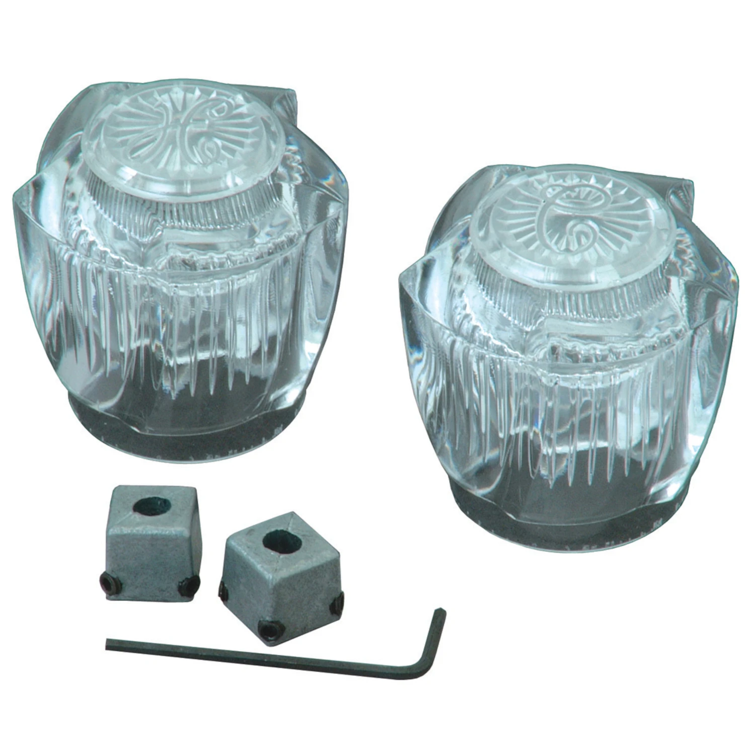 Universal Clear Acrylic Kitchen Faucet Handles - Model Sh3468