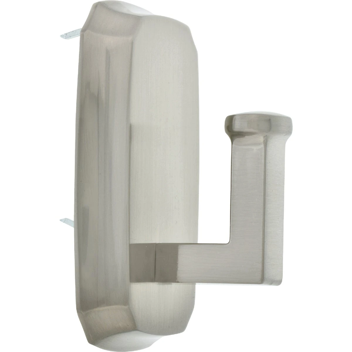High And Mighty 15 Lb. Capacity Satin Nickel Scallop Decorative Hook