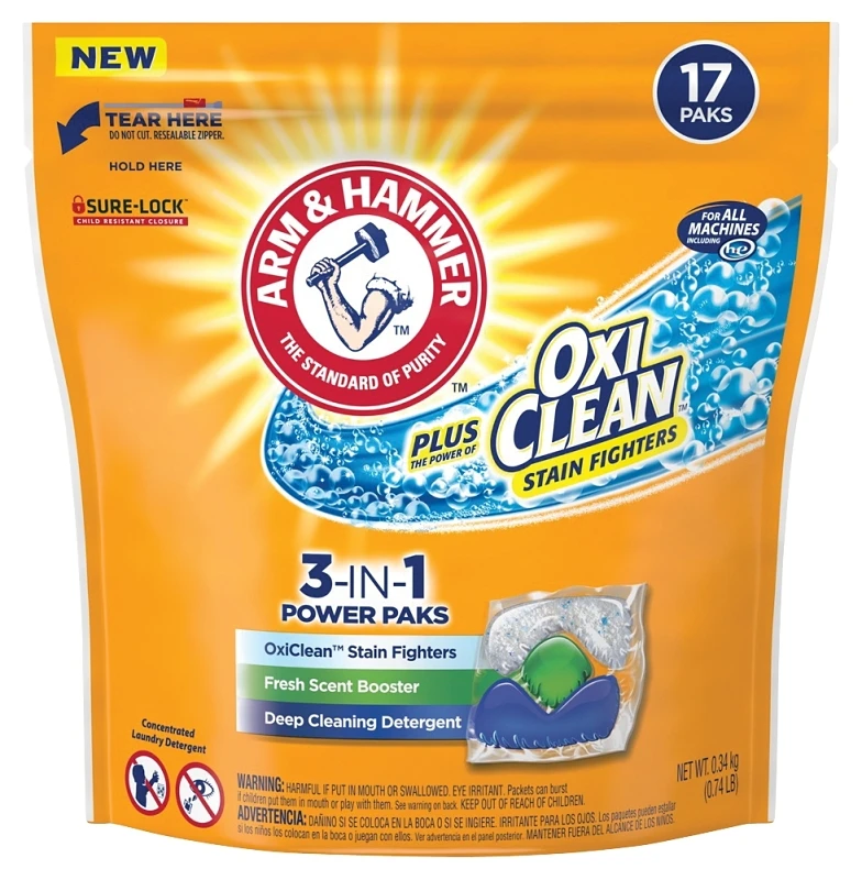 A&H PWR PAK OXICLEAN 5-N-1 14CT