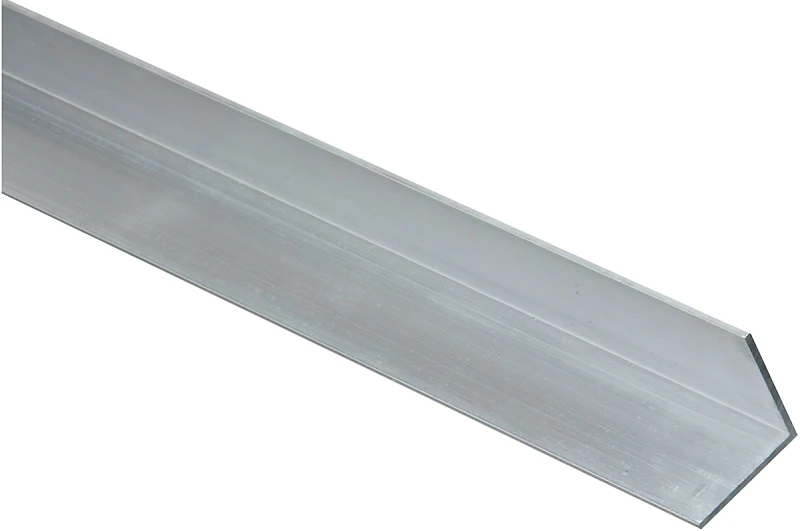 Solid Aluminum Angle, 1 Inch by 96 Inches, Durable Metal Construction
