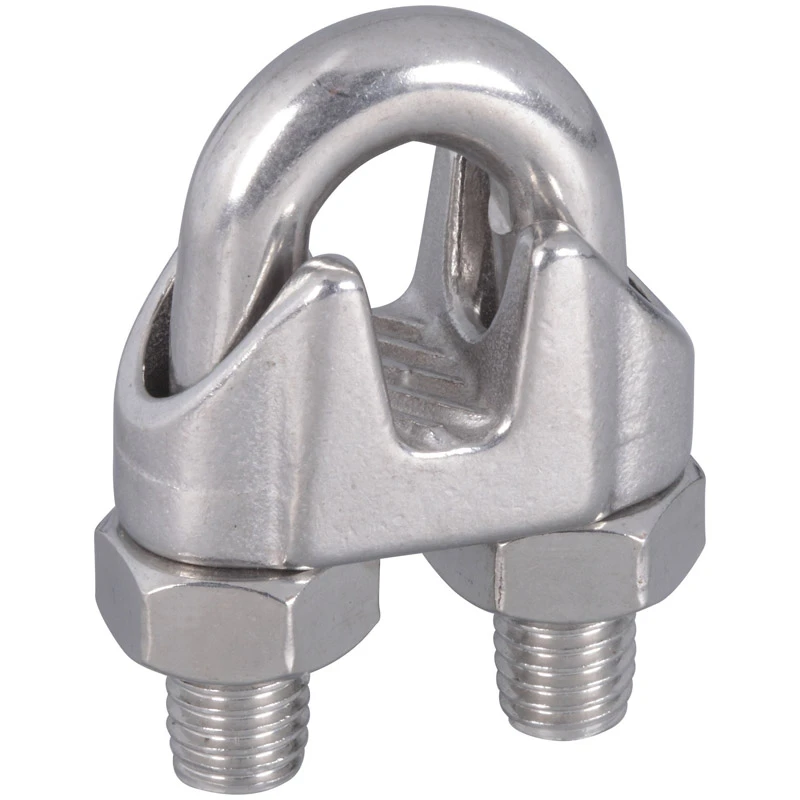 Stainless Steel Wire Cable Clamp, 3/8 Inch Size for Secure Fastening