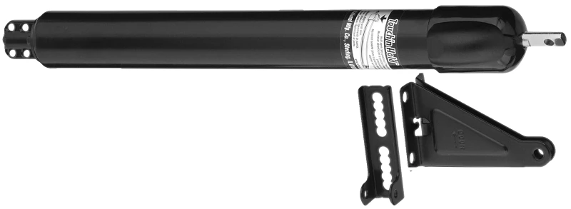 Steel Door Closer, Adjustable Speed, Black, Model N279-786