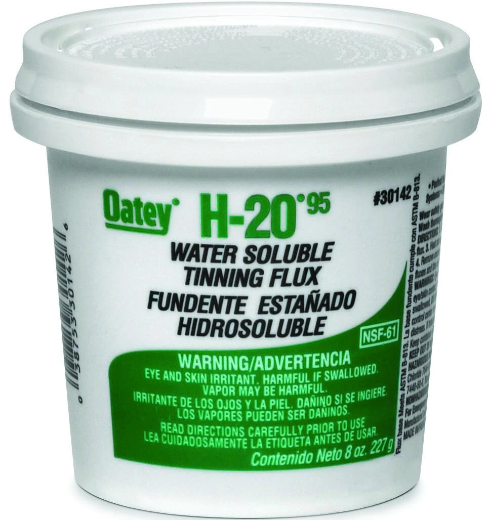 H-2095 8 Oz. Water Soluble Lead-free Tinning Flux Paste