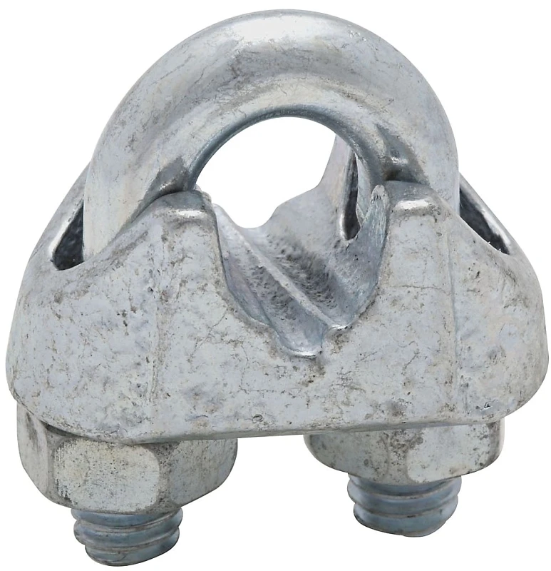 5/16 Inch Zinc Wire Cable Clamp - Strong Grip For Wire Rope Applications