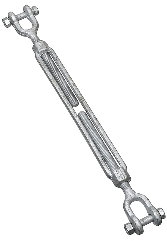 Jaw/jaw Turnbuckles, 1/2" X 9" - Forged Steel, Marine & Industrial Use
