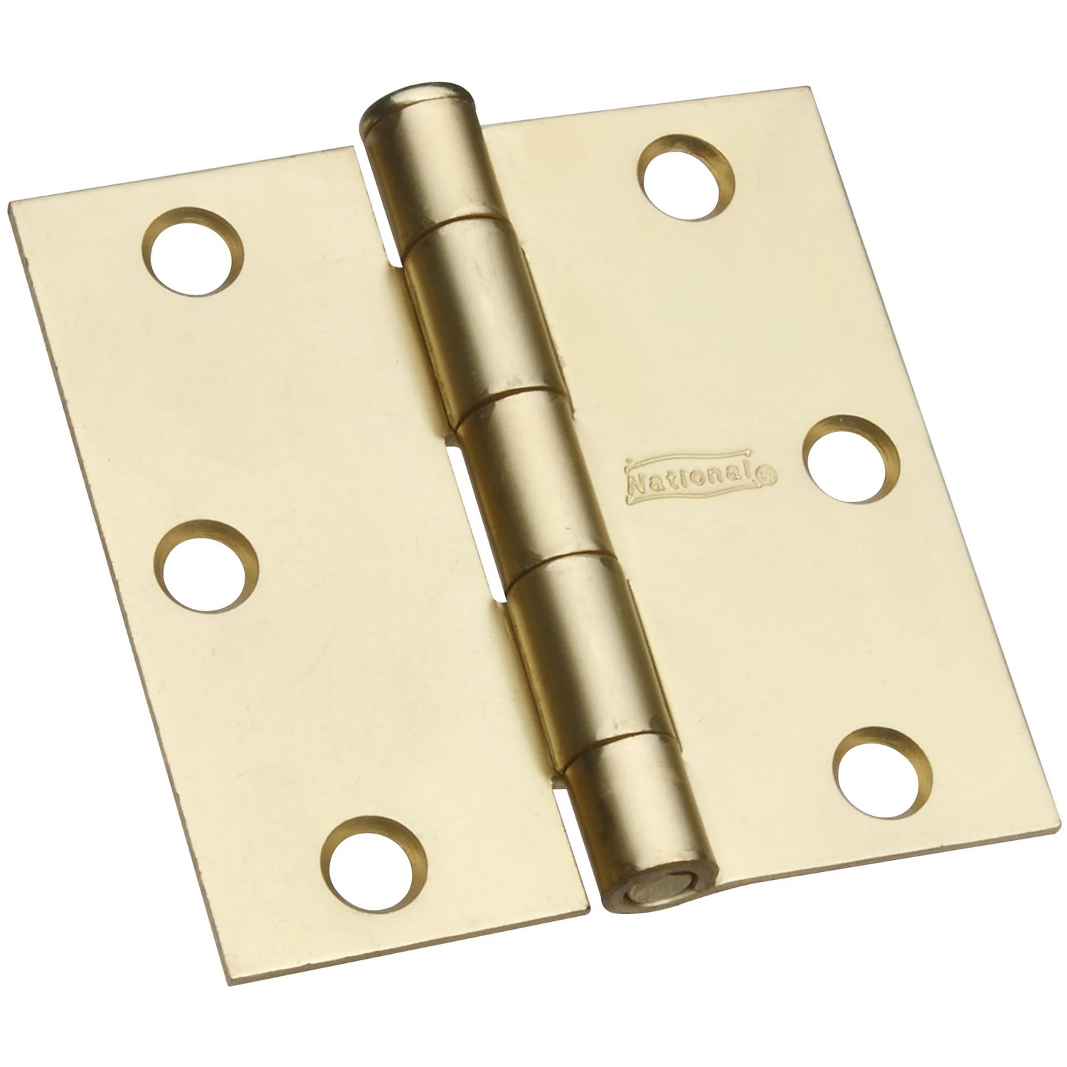 2-Pk., 3 x 3 In. Dull Brass Residential Door Hinges