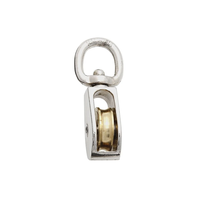 3201 1 In. O.d. Single Swivel Eye No-rust Rope Pulley - 40 Lb Load Capacity