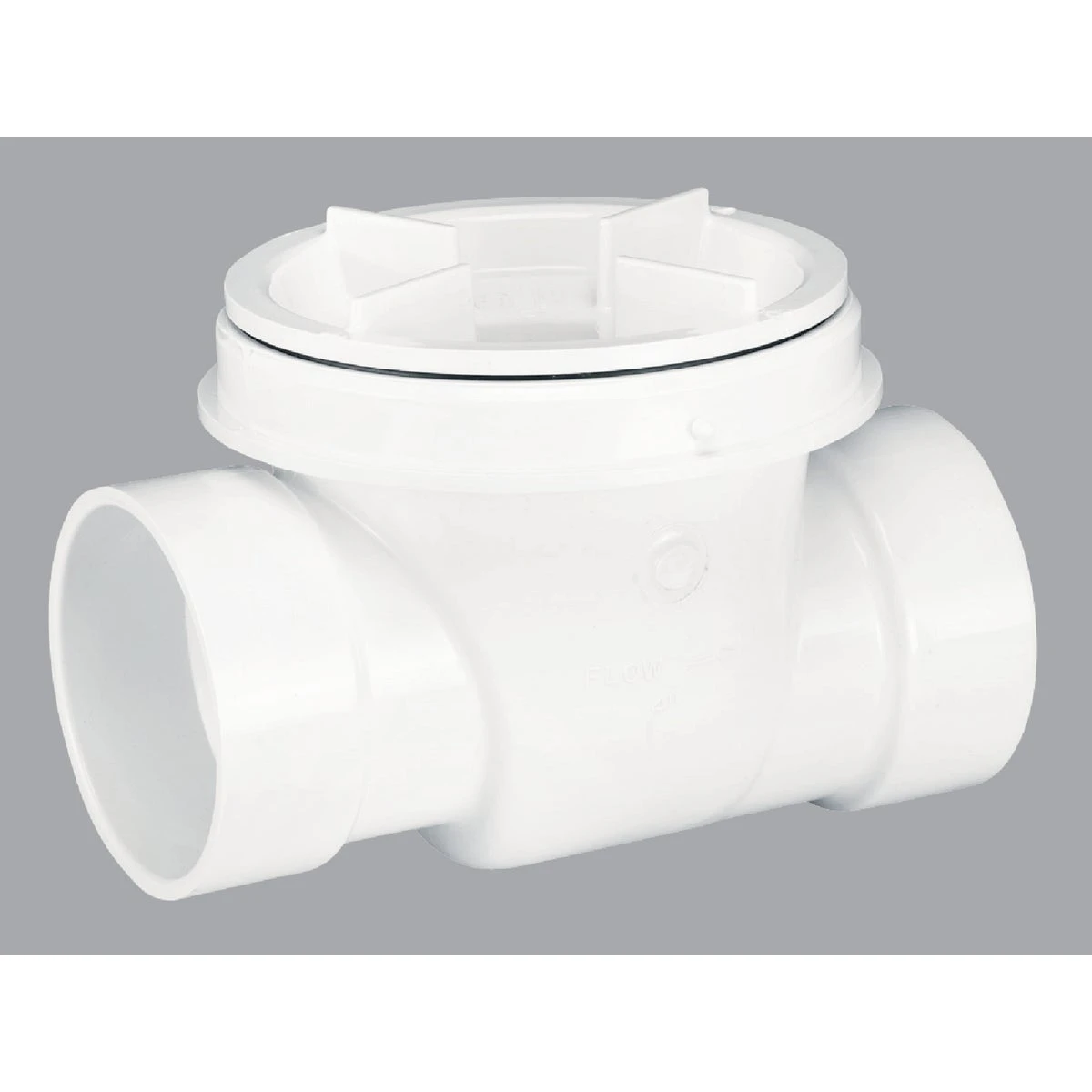 4 In. Pvc Backwater Valve For Sewage And Drain Protection