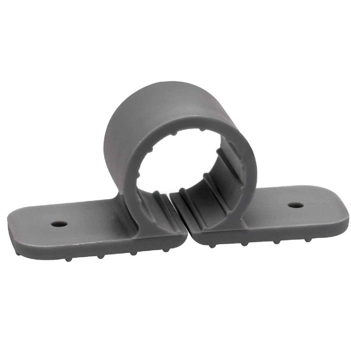 Standard Pipe Hanger Clamps, Plastic, 1/2 In., 6-Pk.