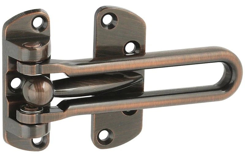 Door Security Guard in Antique Bronze Finish for Enhanced Door Protection