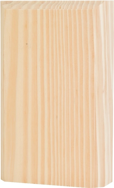 Oak Trim Block Moulding, Corner Base, 6 X 3.75 X 1-inch, Model Btb-35-oak