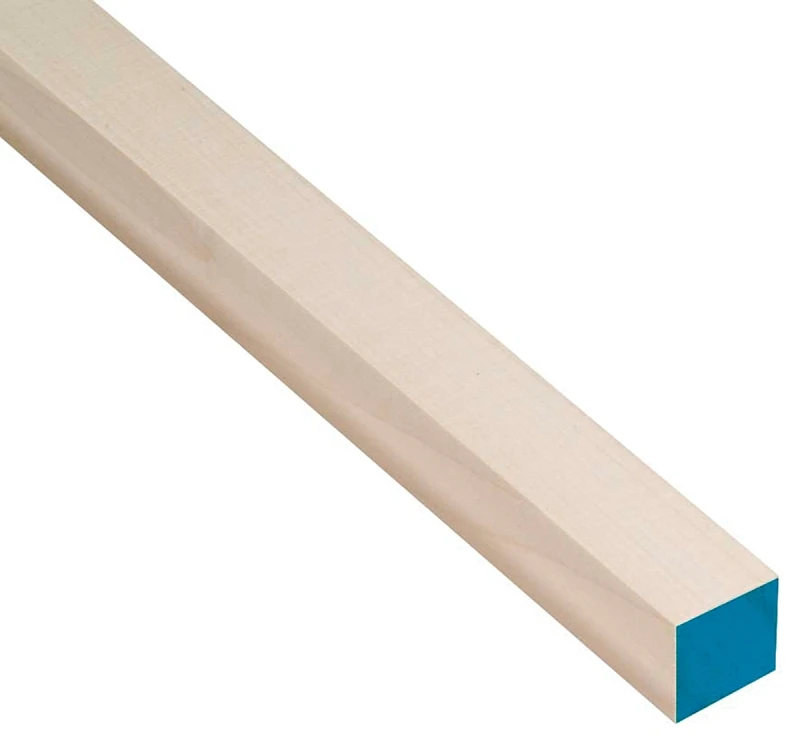 1/4 In. X 36 In. Square Hardwood Dowel Rod - Durable Basswood
