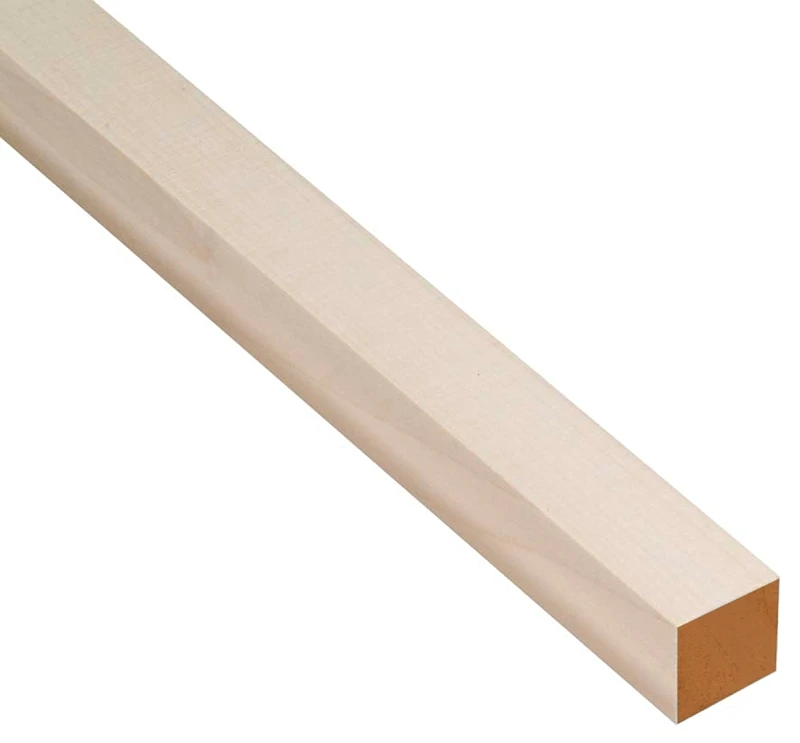 1/2 In. X 36 In. Square Hardwood Dowel Rod - American Basswood