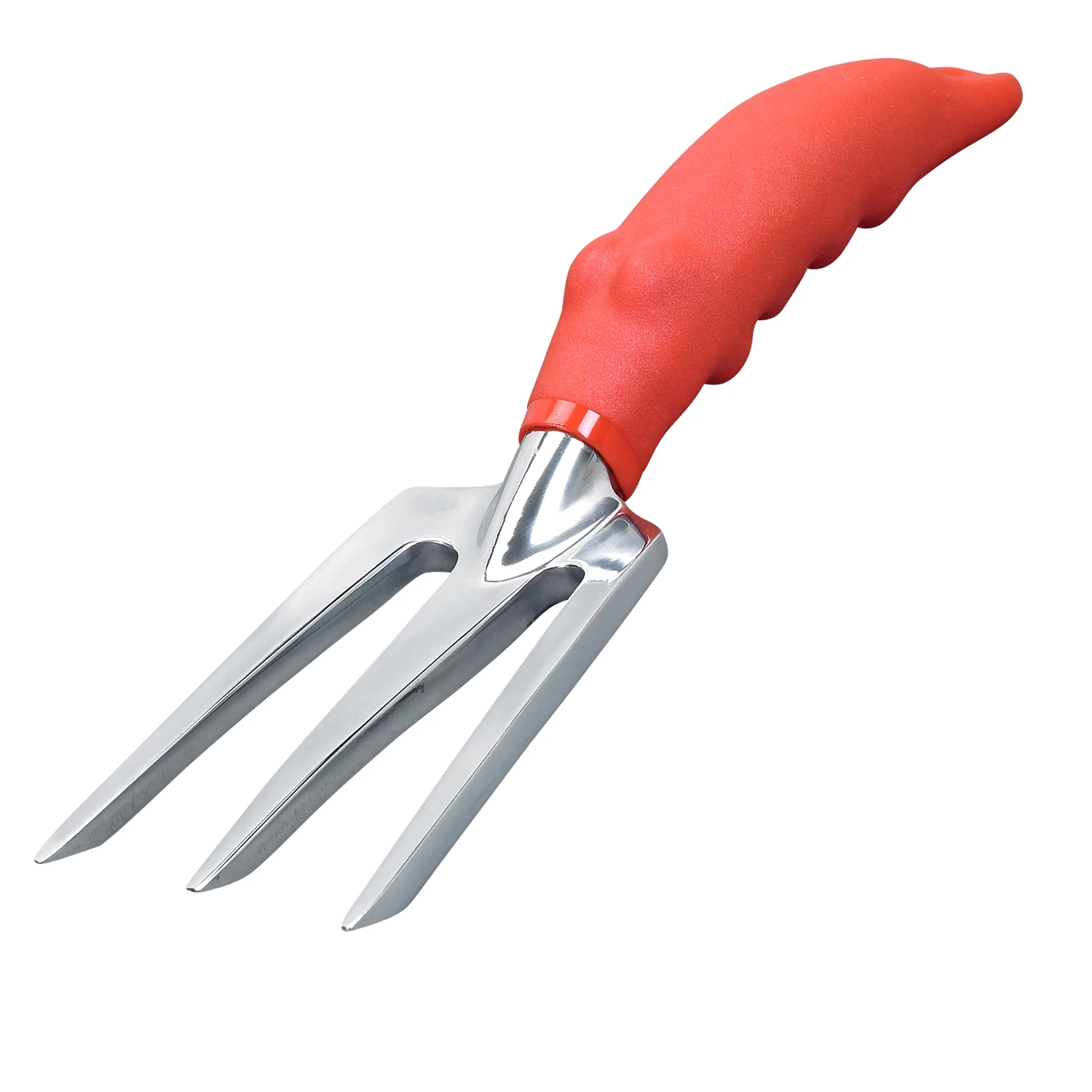 Ct-3040i 3-tine Aluminum Garden Fork With Cushioned Grip