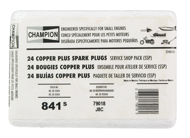 J8c Spark Plug For Lawn & Garden Equipment, Model 841s