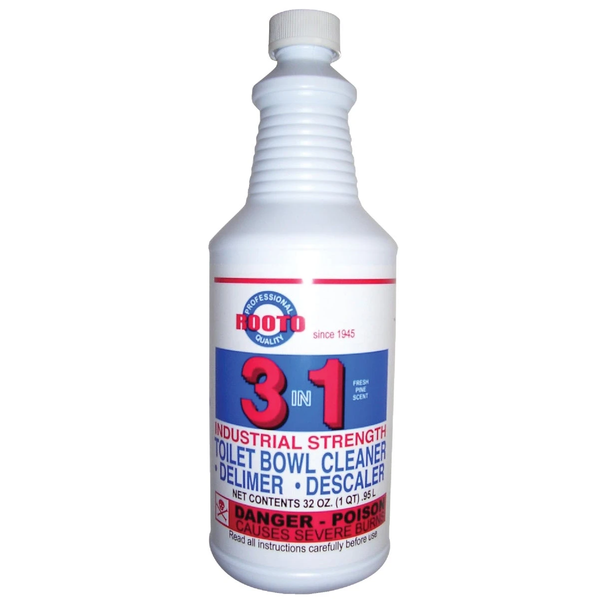 32 Oz. Industrial Strength Toilet Bowl Cleaner With Fresh Pine Scent