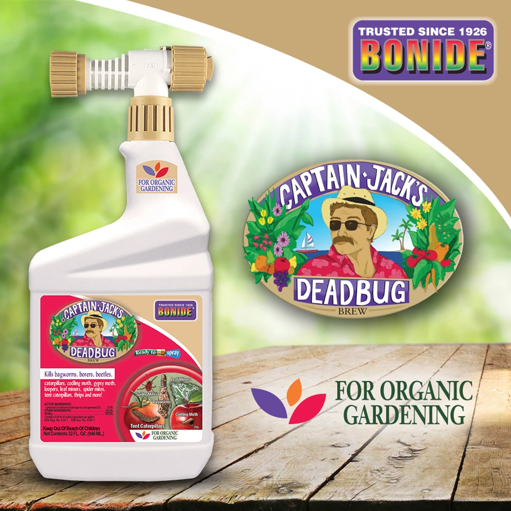 Captain Jack's Deadbug Brew Organic Insecticide & Mite Killer, 32 Oz. Ready-to-spray