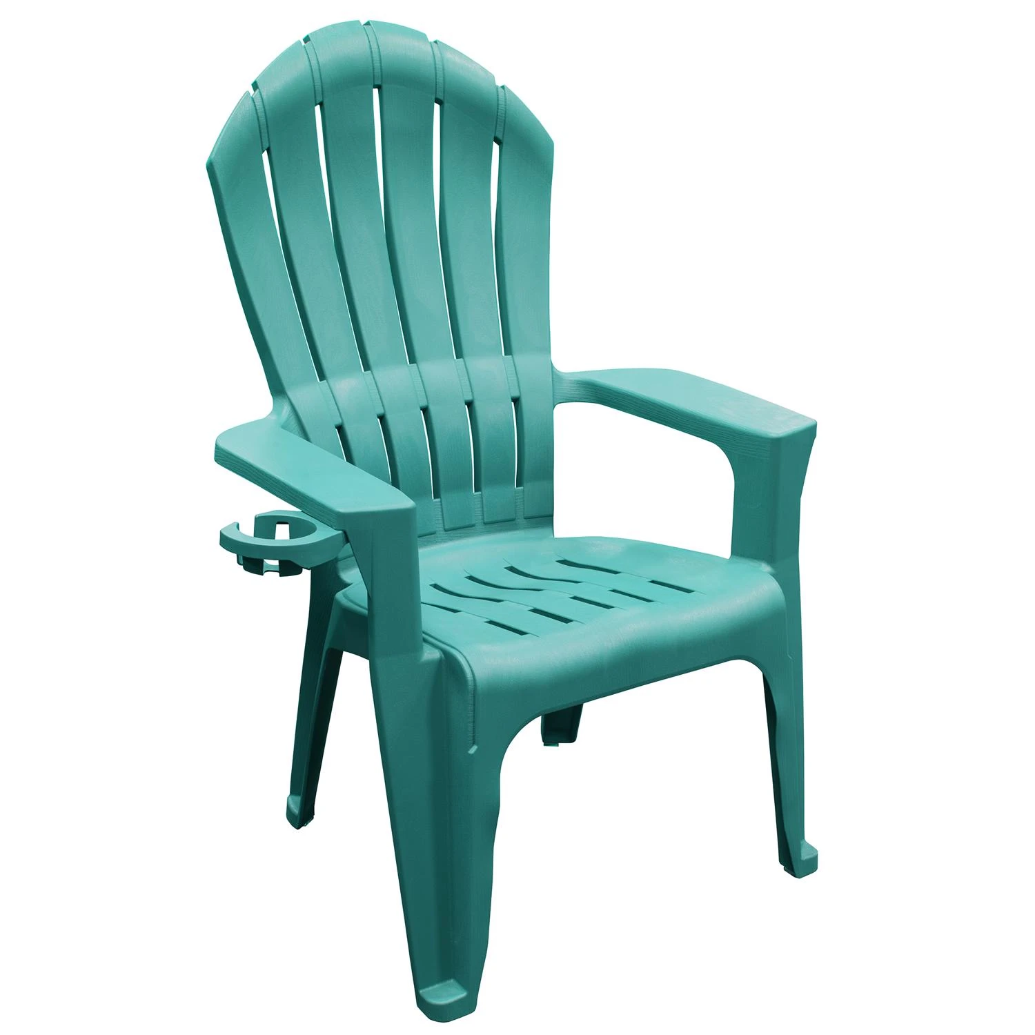 Big Easy Teal Resin Adirondack Chair - Ergonomic Design, 350 Lb Capacity
