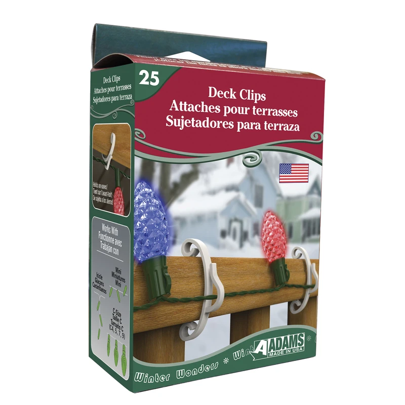 Deck Clips, 25-Ct.
