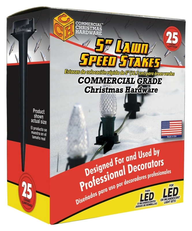 5 In. Lawn Speed Stakes 25-pack, Model 9130-99-5635