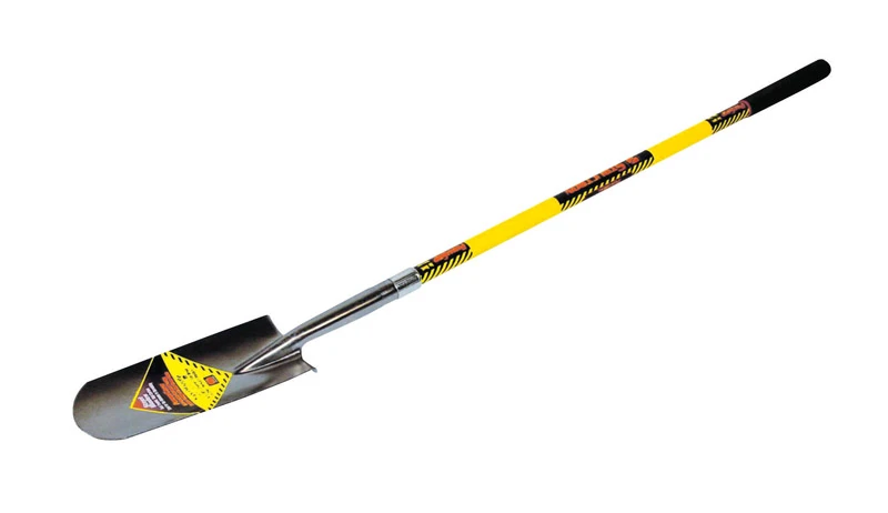 S700 Springflex 48 In. Fiberglass Handle Round Point Drain Spade