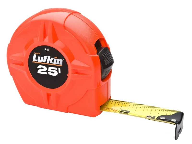 25 Ft. Tape Measure With Durable Abs Case And Steel Blade