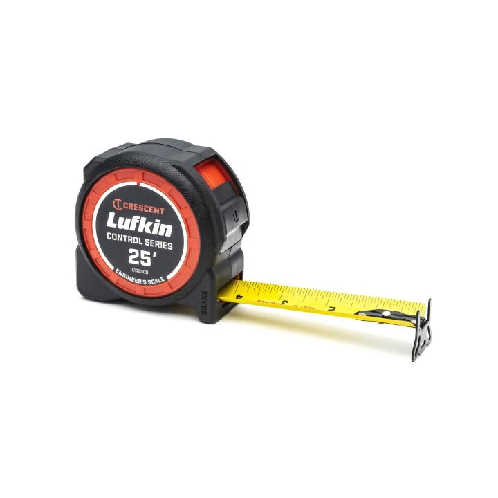 Lufkin Control Series Engineers Tape Measure, 1-3/16 In. Wide, 25 Ft. Long