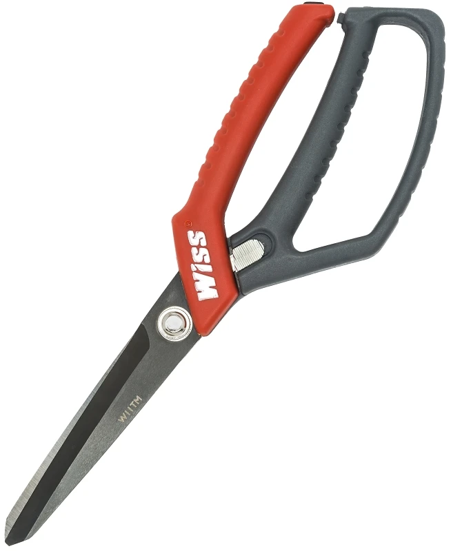 11-inch Single Ring Shop Shears With Steel Blades And Titanium Coating