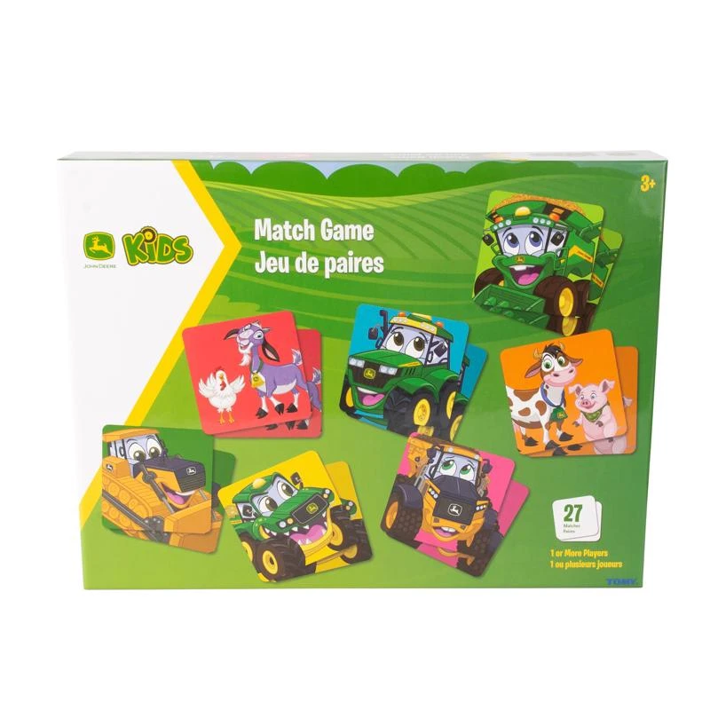 John Deere Kids Match Game - Multicolored 54 Pieces For Ages 3+