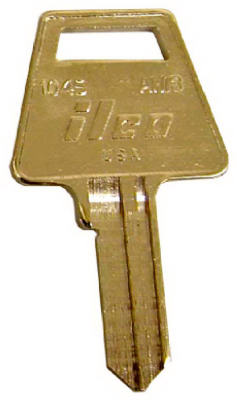 Nickel Plated House Key Blank Am3 / 1045, Brass, 10 Pk