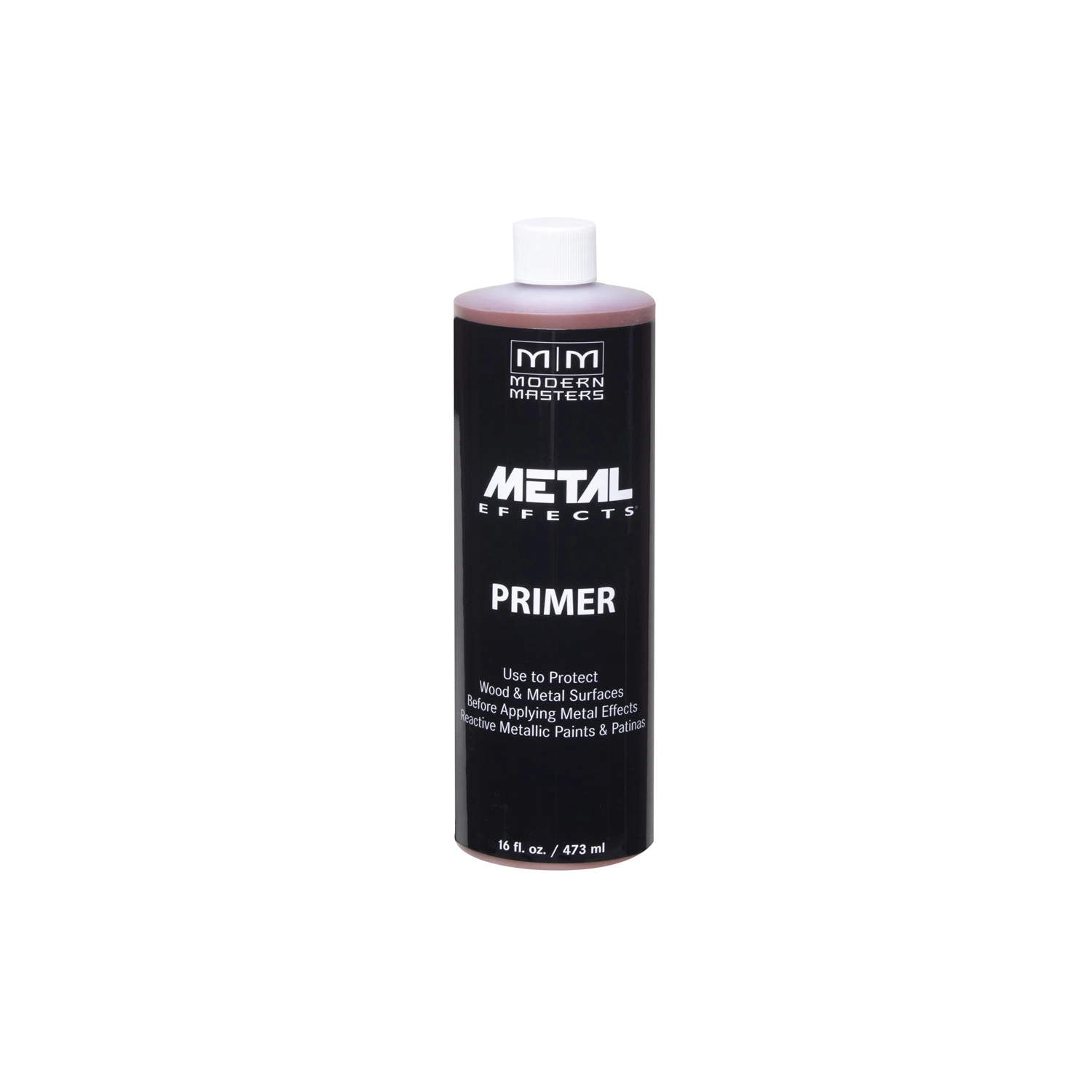 Metal Effects Red Primer 16 Oz - Water Based Acrylic Primer For All Surfaces