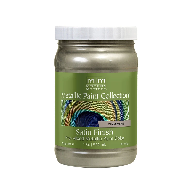 Champagne Protective Enamel 1 Quart - Metallic Finish Paint