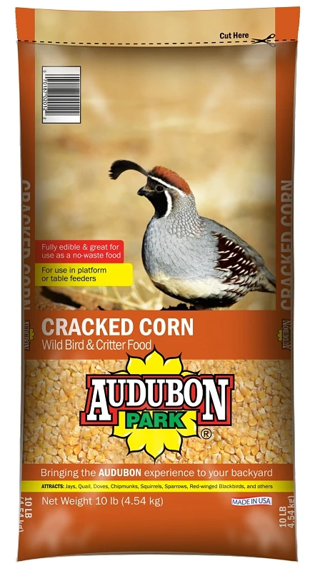 12518 Cracked Corn Wild Bird & Critter Food, 10 Lb
