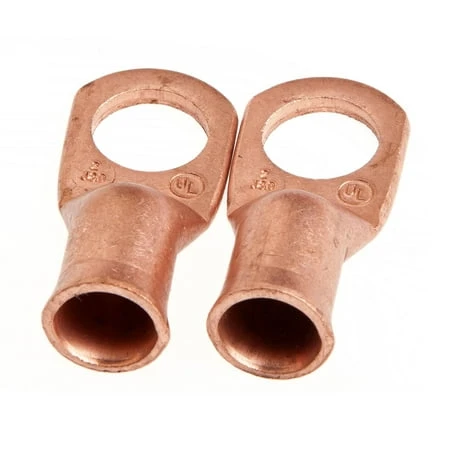 Forney 60106 Copper Cable Lugs Number 2 Cable with 1/2 Inch Stud Size 2 Pack