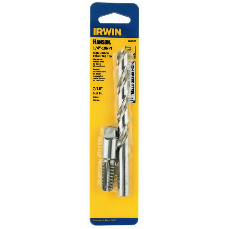 IRWIN HANSON 2-Pack SAE Tap and Drill Set