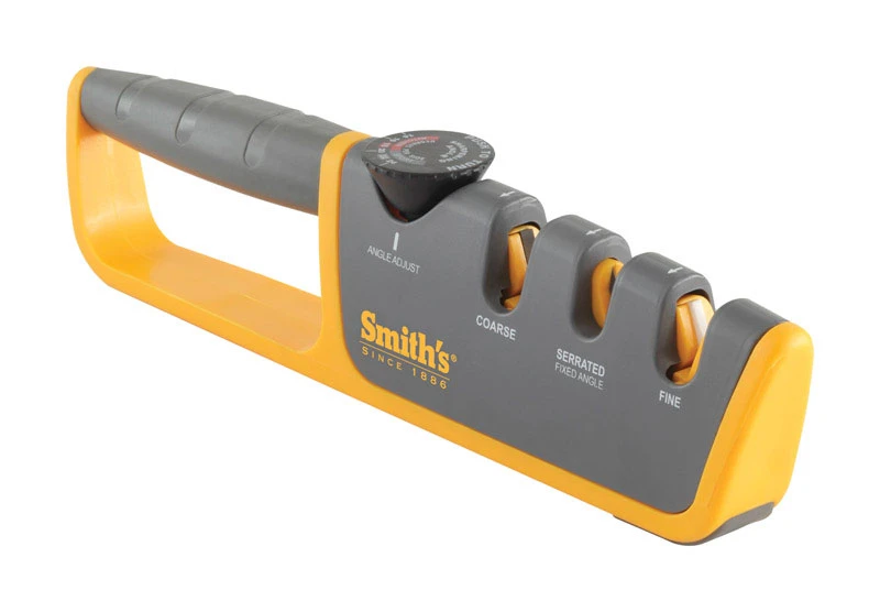11 In. Adjustable Angle Manual Knife Sharpener With 1,500 Grit Carbide/ceramic