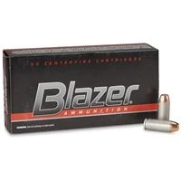 Blazer Centerfire 10mm 200 Grain Total Metal Jacket Ammunition - 50 Rounds