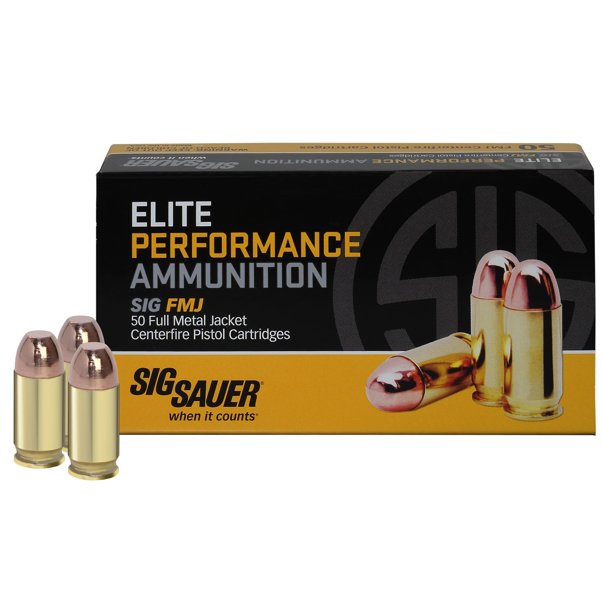 Elite Performance Fmj Handgun Ammo - .380 Acp - 100 Grain - 50 Rounds
