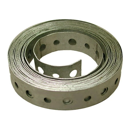 0.75 In. X 10 Ft. 28 Gauge Galvanized Perforated Hanger Iron