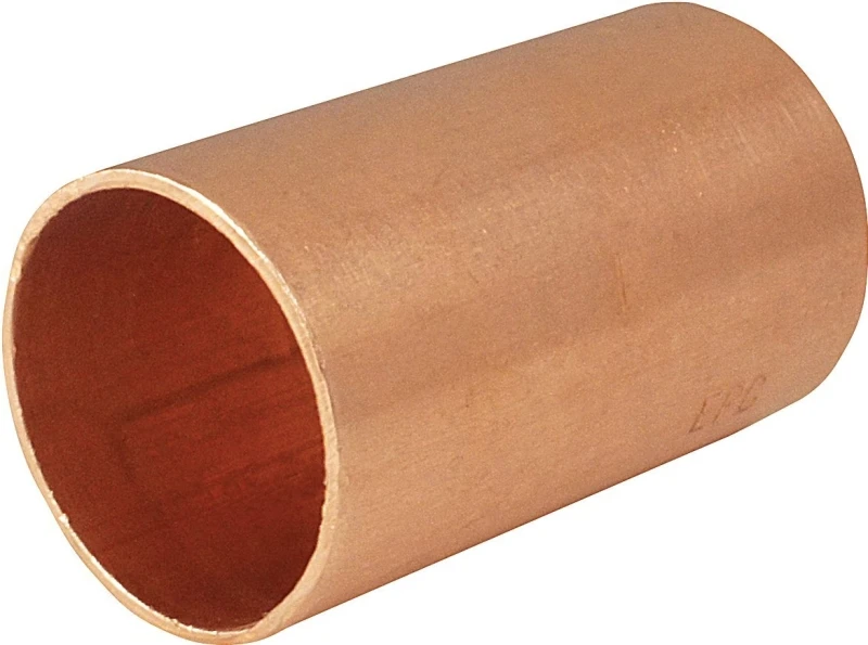 1-1/2 In. Sweat Copper Coupling With Stop - Elkhart Model 30914