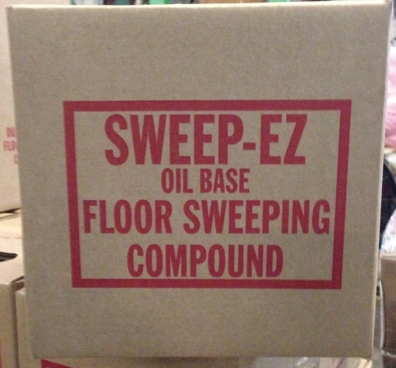 3401 Sanded Oil-base Sweeping Compound, 100 Lb For Dust Control