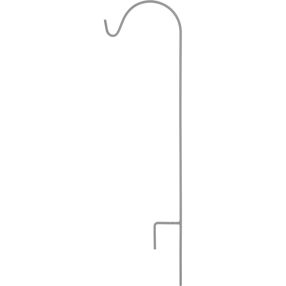 45 Inch Slate Square Steel Shepherd Hook For Outdoor Decor